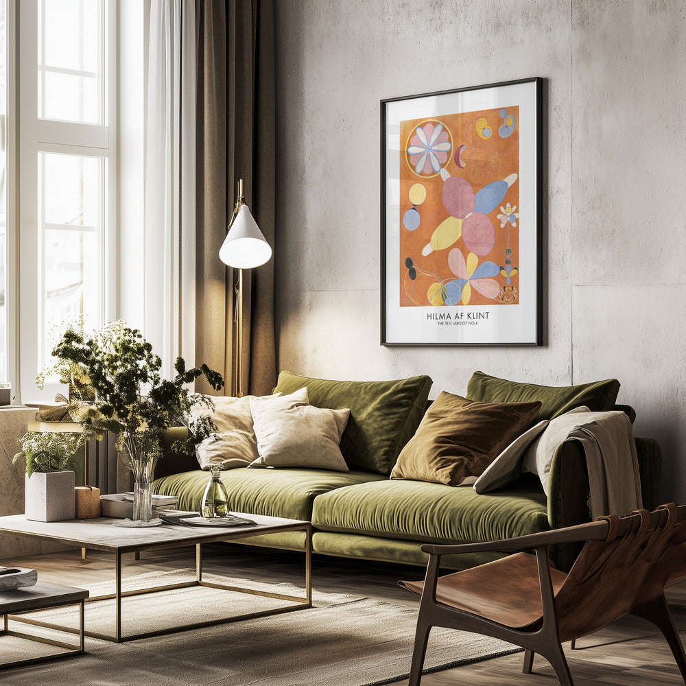 The Ten Largest No.4 Poster - Poster / Art Print - interiör