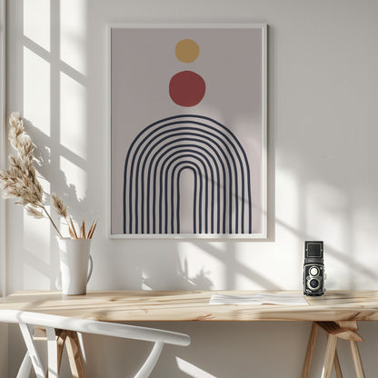 Abstract Art - Poster / Art Print - interiör