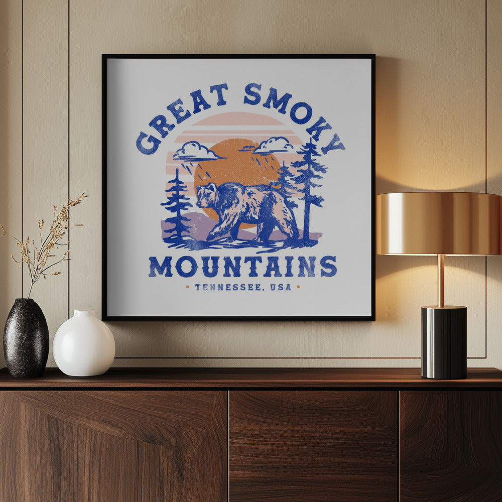 Great Smoky Mountains National Park Tennessee - Poster / Art Print - interiör