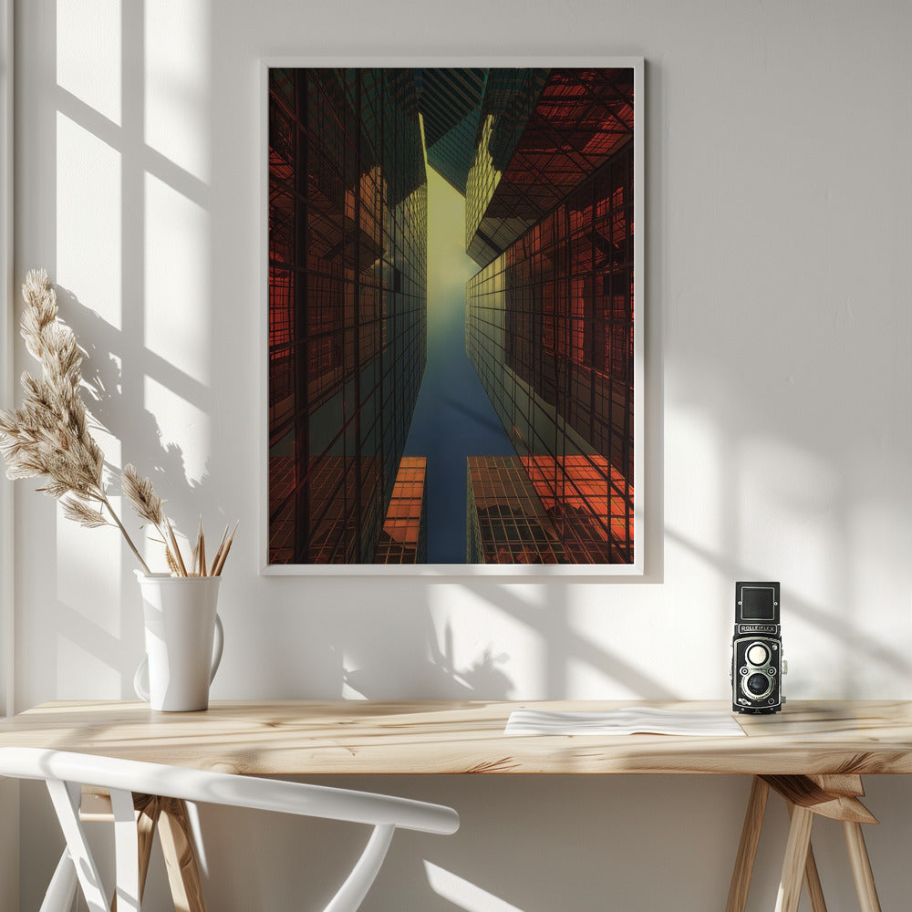 Hong Kong city - Poster / Art Print - interiör