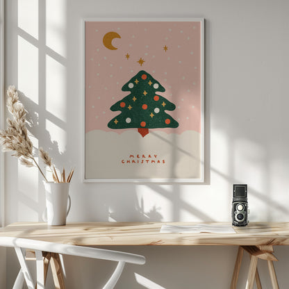 Christmas Tree - Poster / Art Print - interiör