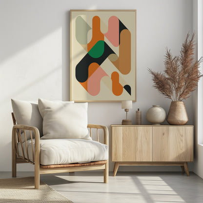 Geometrics 1 - Poster / Art Print - interiör