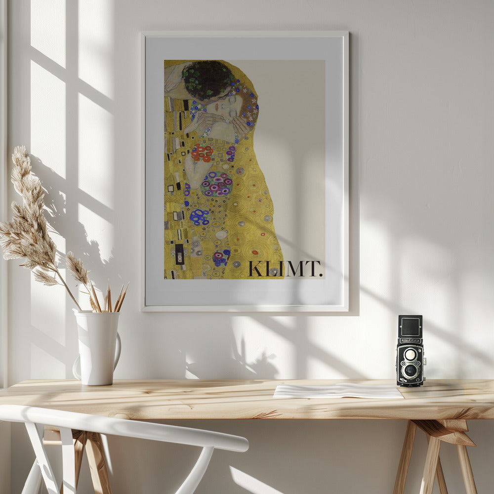 The Kiss (1907–1908) Special Poster Crop - Poster / Art Print - interiör