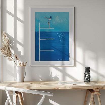 Ready to Dive - Poster / Art Print - interiör