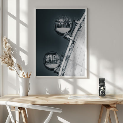 Globen - Sky view - Poster / Art Print - interiör