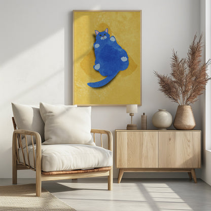 Fat Cat - Poster / Art Print - interiör