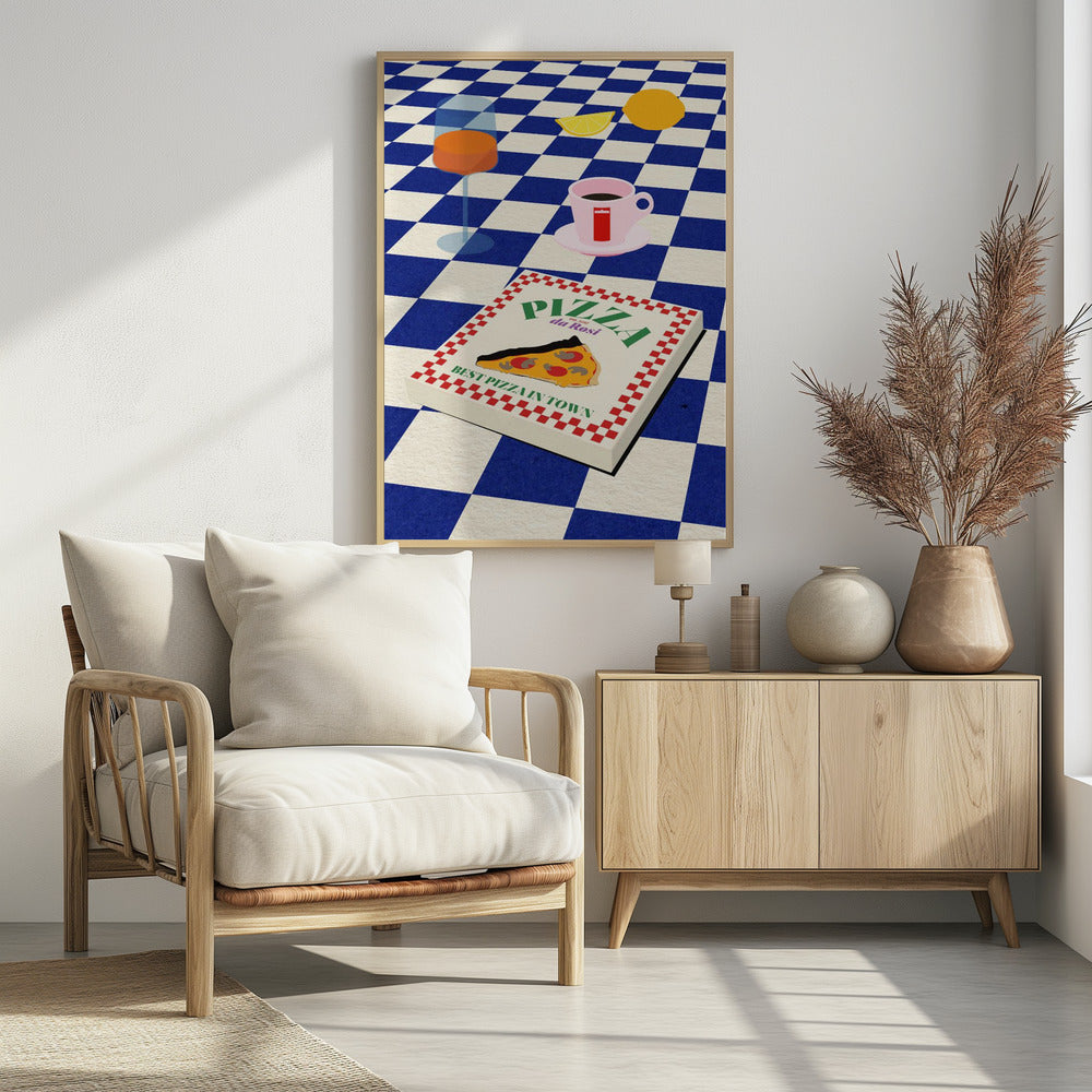 The Italian Menu - Poster / Art Print - interiör