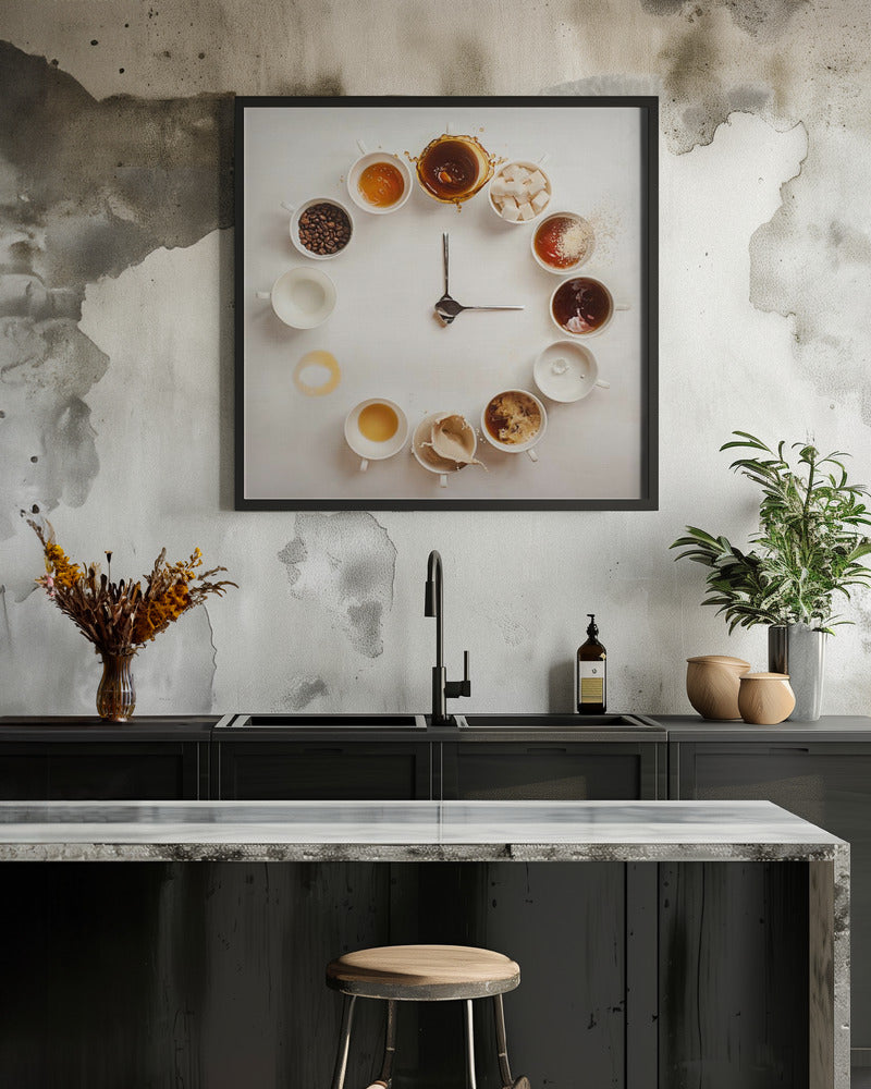 It's Always Coffee Time - Poster / Art Print - interiör