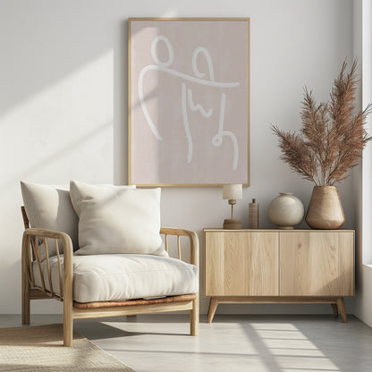 Lovers - Poster / Art Print - interiör