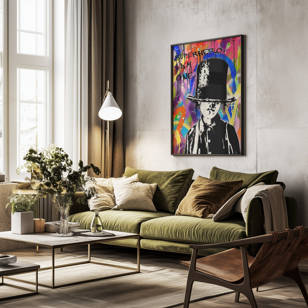 Superhero - Poster / Art Print - interiör