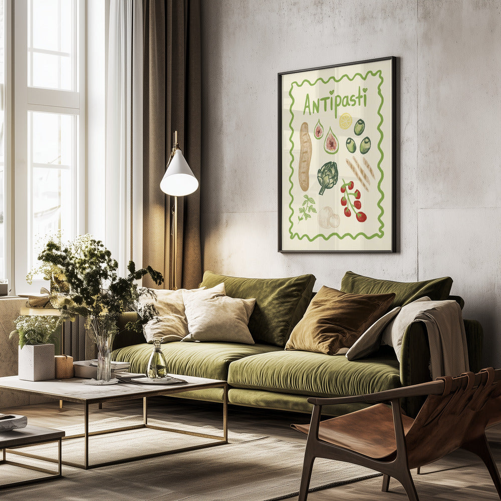 Antipasti - Poster / Art Print - interiör