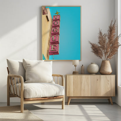 Vogue Theatre Sign in Hollywood - Poster / Art Print - interiör
