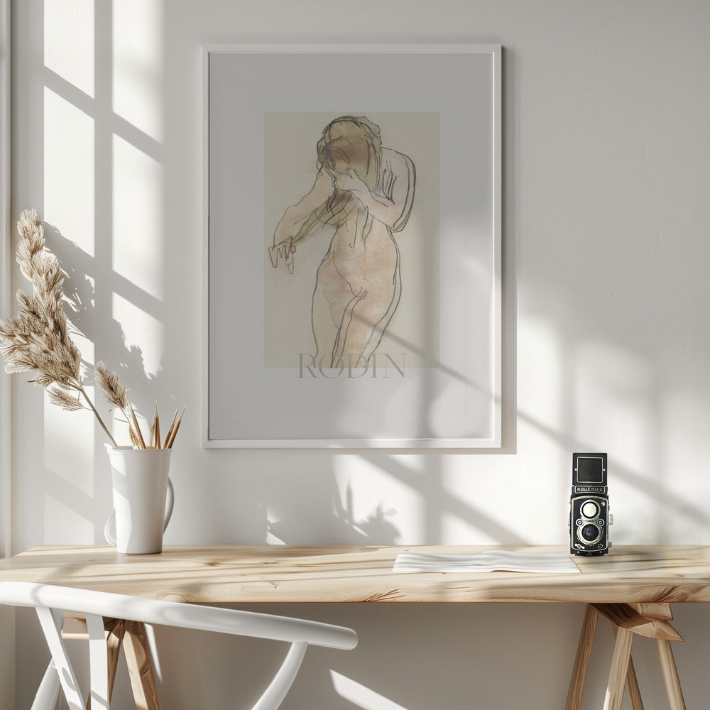 Study of Nude - Poster / Art Print - interiör