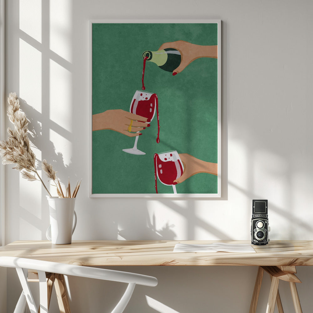 Cheers Girls - Poster / Art Print - interiör