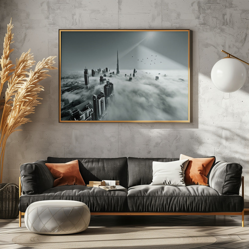 Up up and Above - Poster / Art Print - interiör