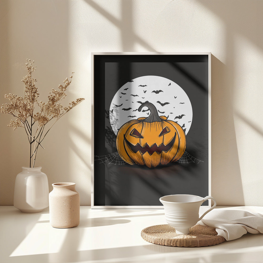 Jack O Lantern - Poster / Art Print - interiör