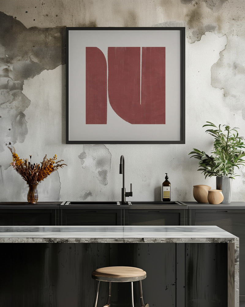 Small Sqterracota R - Poster / Art Print - interiör