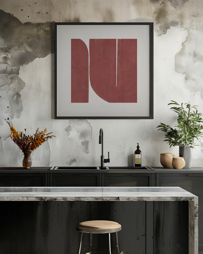 Small Sqterracota R - Poster / Art Print - interiör