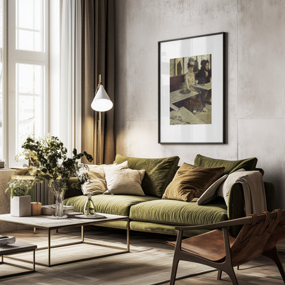 In a Café No.2 - Poster / Art Print - interiör