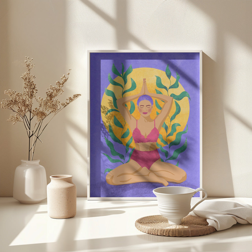 Meditation - Poster / Art Print - interiör