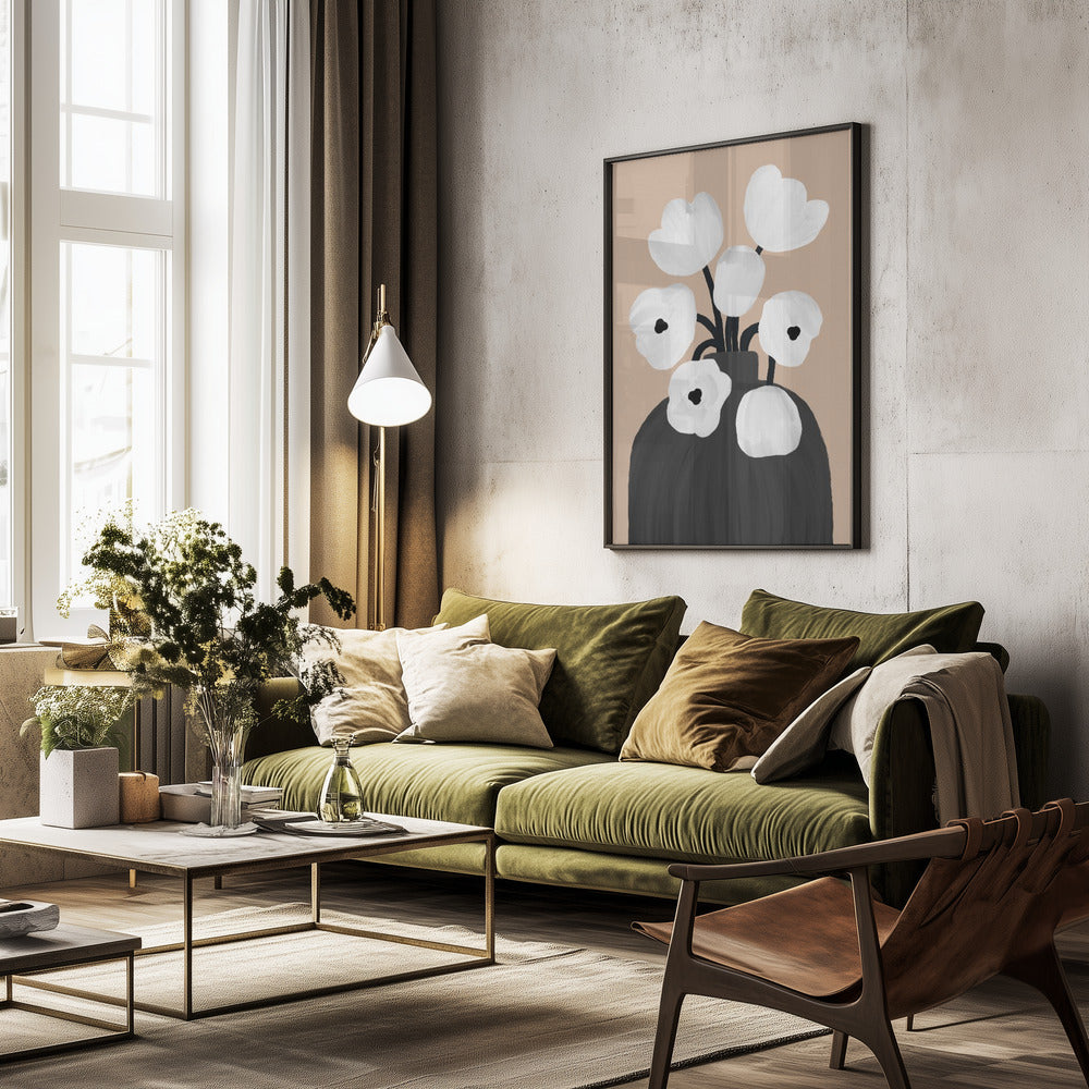 Scandi Botanical III - Poster / Art Print - interiör
