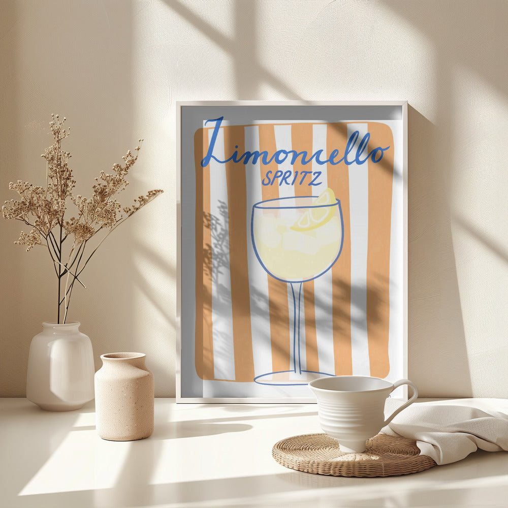 Limoncello Spritz - Poster / Art Print - interiör