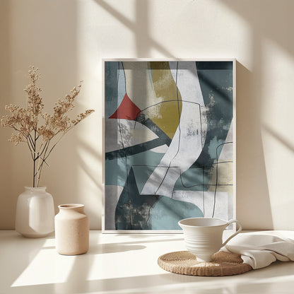 Abstract Fields No 2 - Poster / Art Print - interiör
