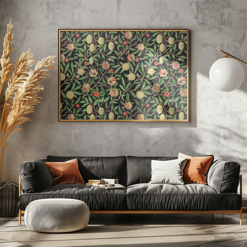 William Morris Wall Mural 03 - Poster / Art Print - interiör
