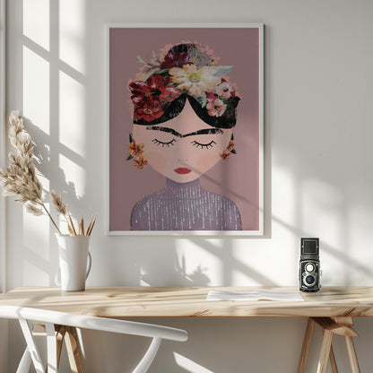 Frida (Pastel Version) - Poster / Art Print - interiör
