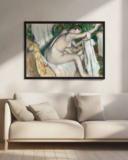 Woman Drying Her Arm No.2 - Poster / Art Print - interiör