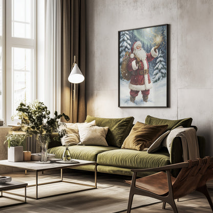 Santa Claus Magic - Poster / Art Print - interiör