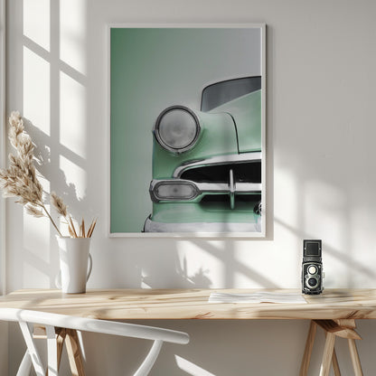 US classic car 1954 Bel Air Powerglide - Poster / Art Print - interiör
