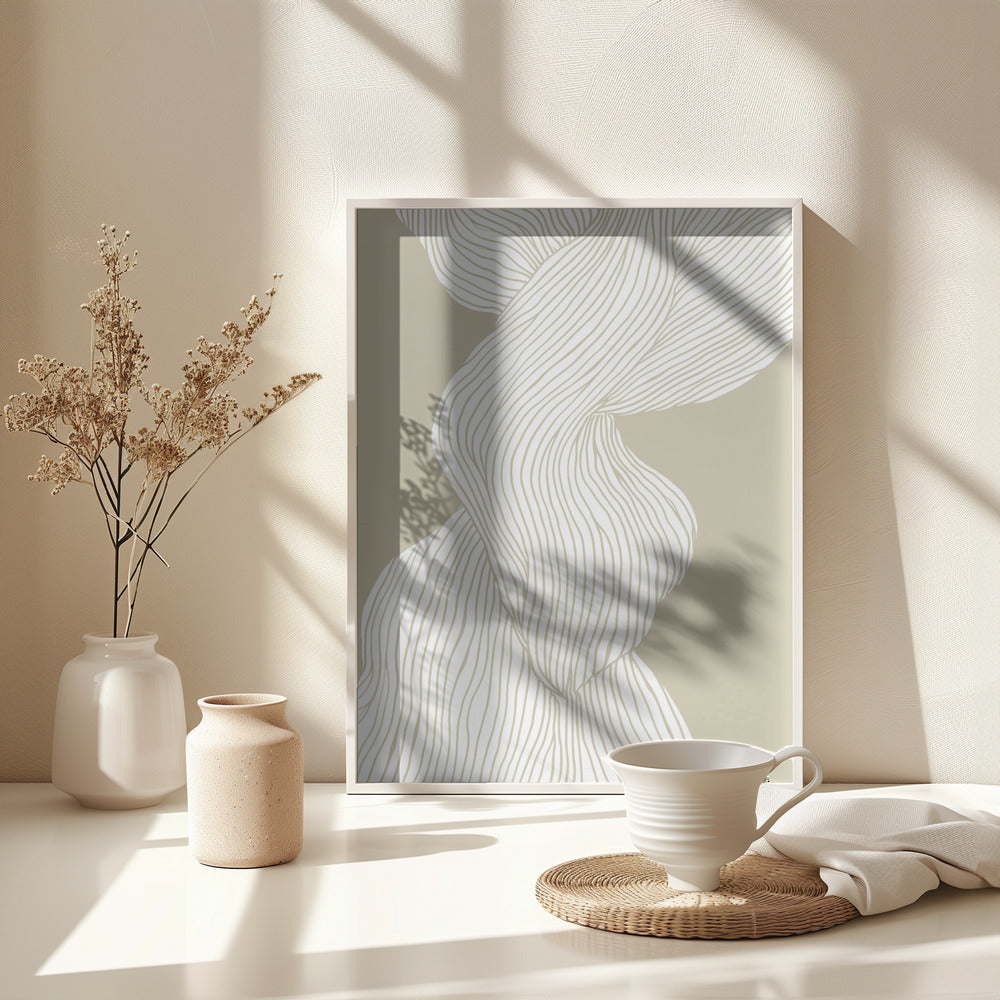 Fibers No 3 - Poster / Art Print - interiör