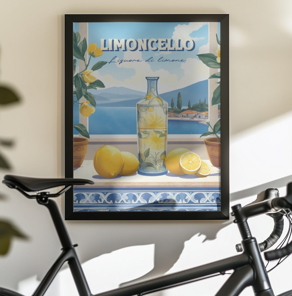 Limoncello Limone - Poster / Art Print - interiör