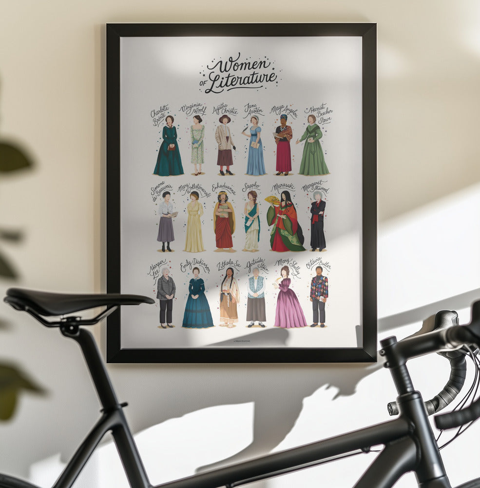Women of Literature - Poster / Art Print - interiör