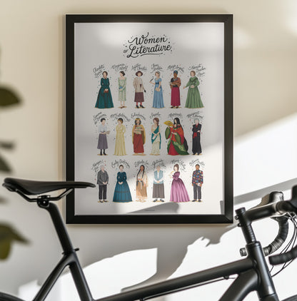 Women of Literature - Poster / Art Print - interiör