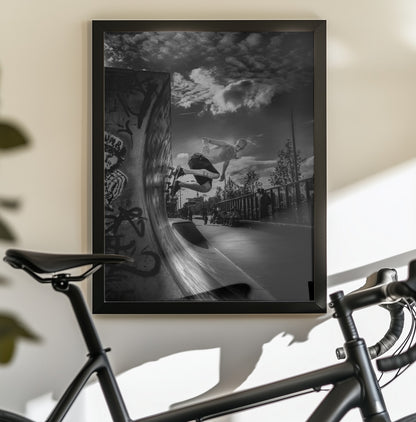 Wallride - Poster / Art Print - interiör