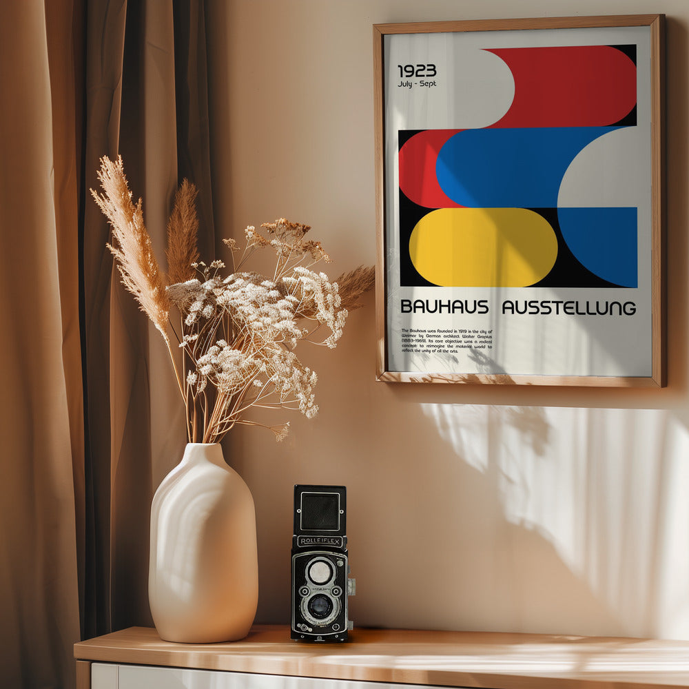 Bauhaus Ausstellung 1923 - Poster / Art Print - interiör