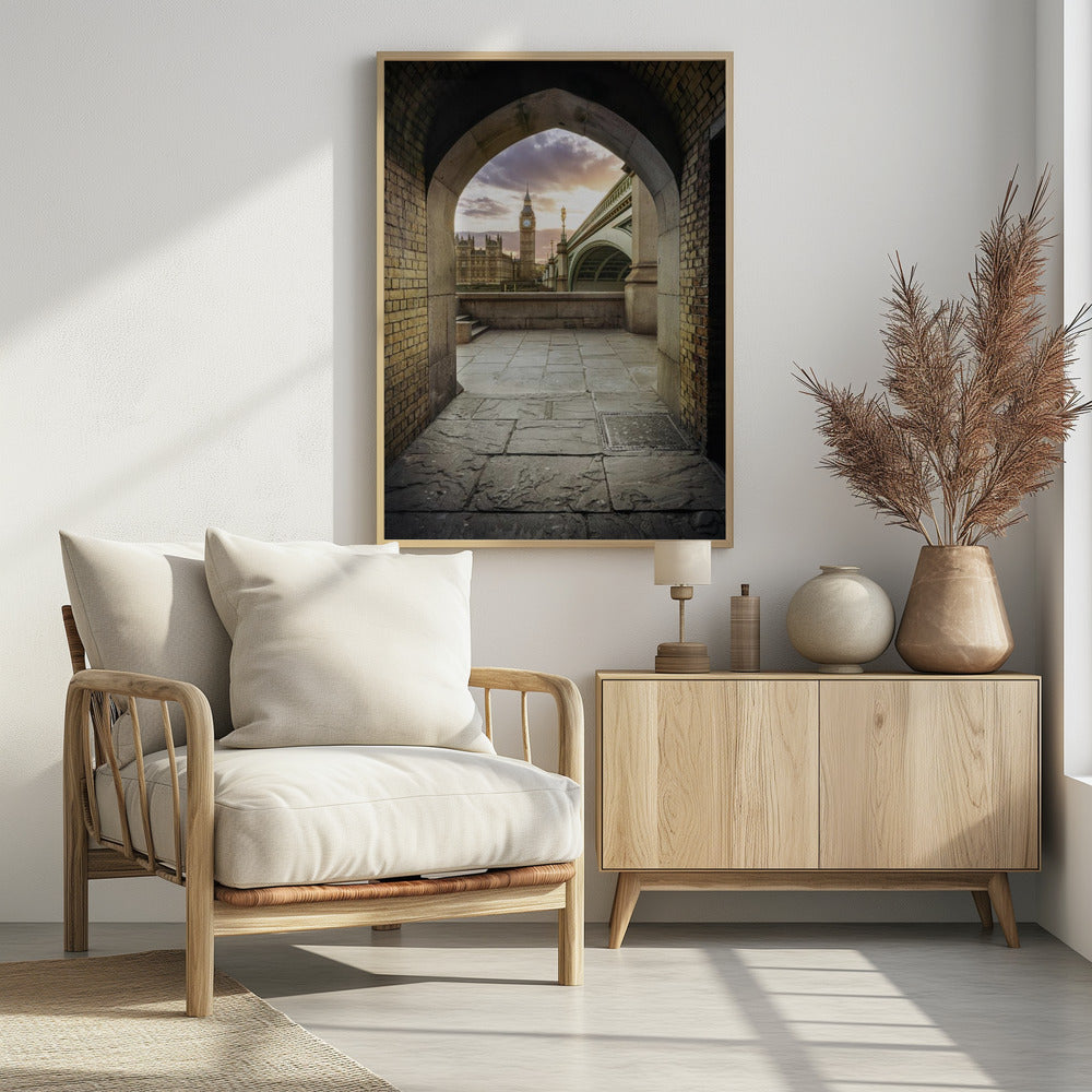 Westminster Tunnel - Poster / Art Print - interiör
