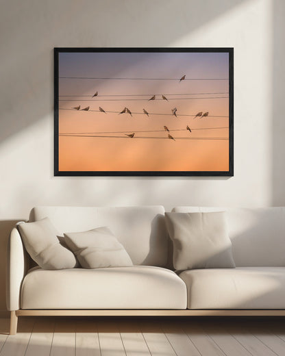Music of Light - Poster / Art Print - interiör