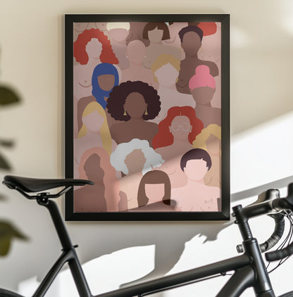 Who run the world - Poster / Art Print - interiör