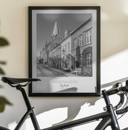 Charming Street In Nyboder - Poster / Art Print - interiör