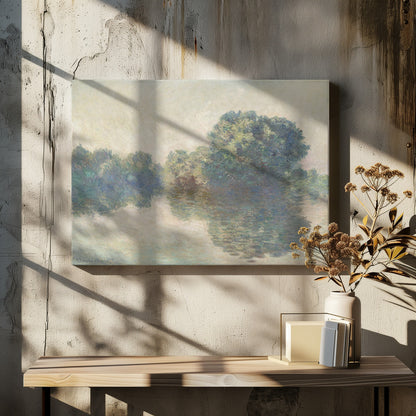 The Seine At Giverny (1897) - Poster / Art Print - interiör