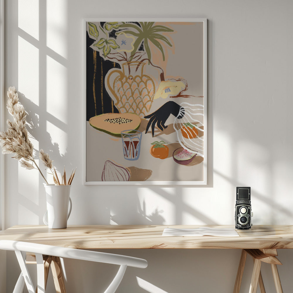 Fruitful Spread - Poster / Art Print - interiör