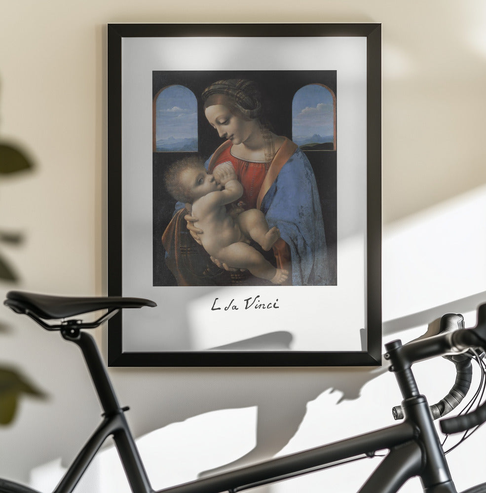 Madonna Litta (mid 1490s) - Poster / Art Print - interiör