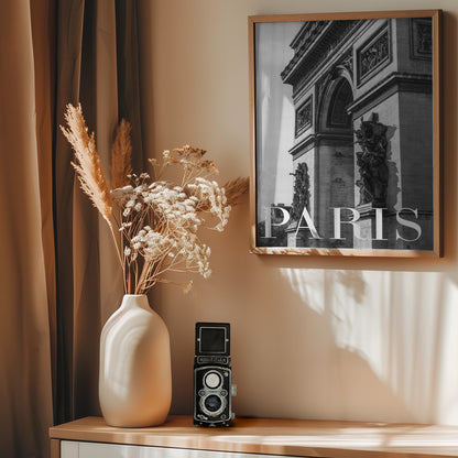 Paris Text 6 - Poster / Art Print - interiör