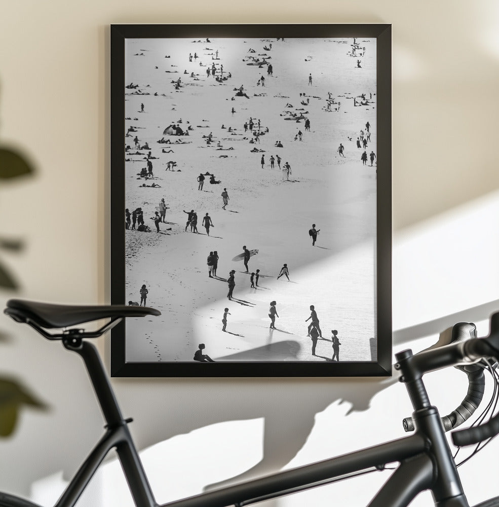 Beach Silhouettes - Poster / Art Print - interiör