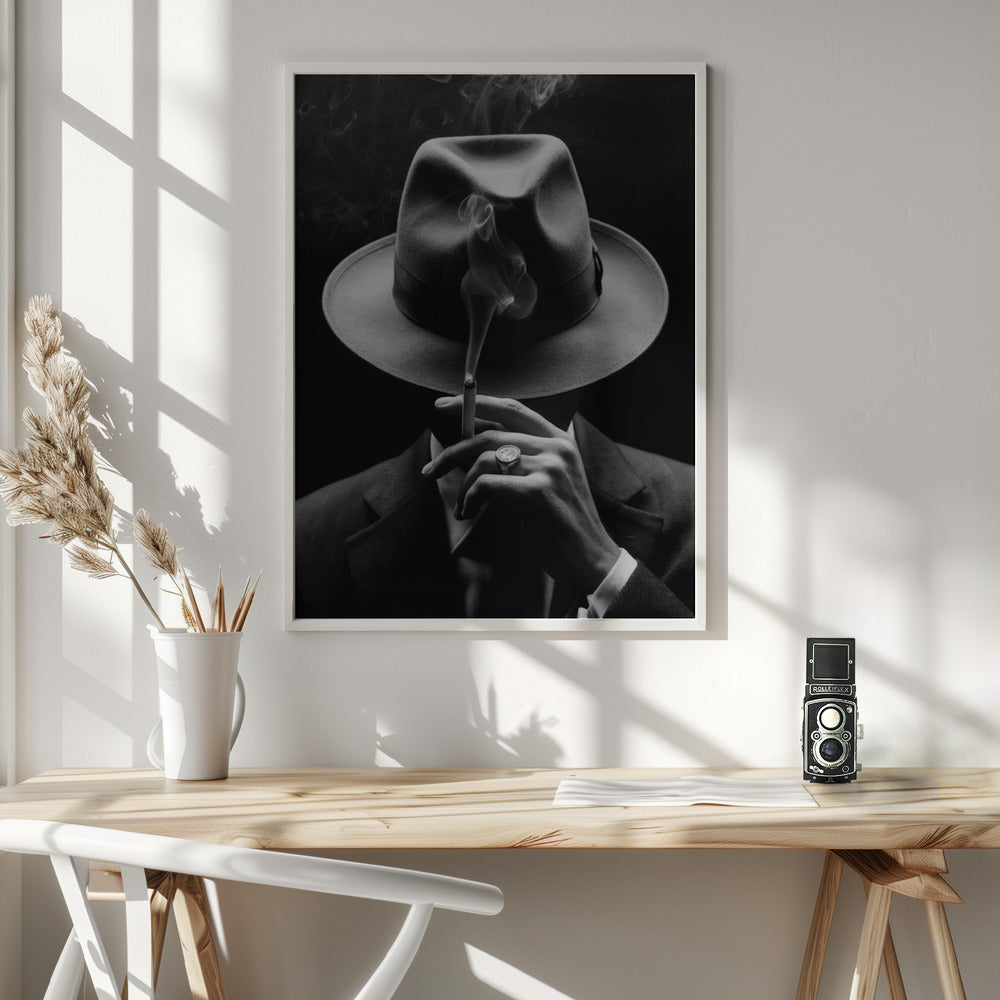 The Smoker - Poster / Art Print - interiör