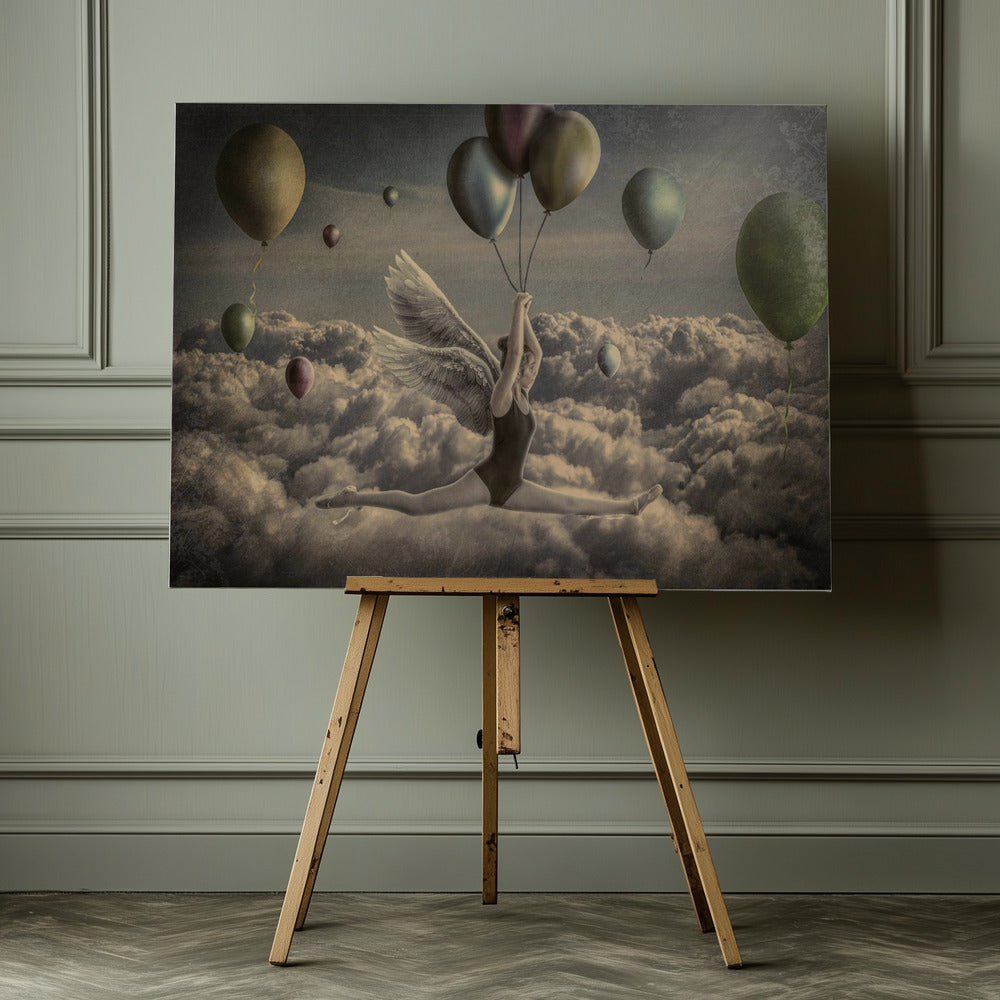 Go with the flow - Poster / Art Print - interiör