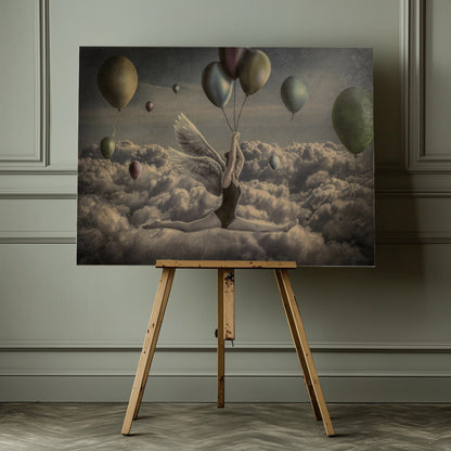 Go with the flow - Poster / Art Print - interiör